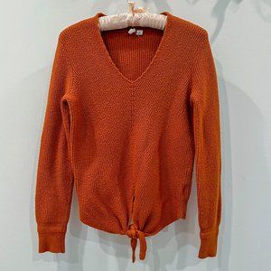 Anthropologie orange sweater, size xs